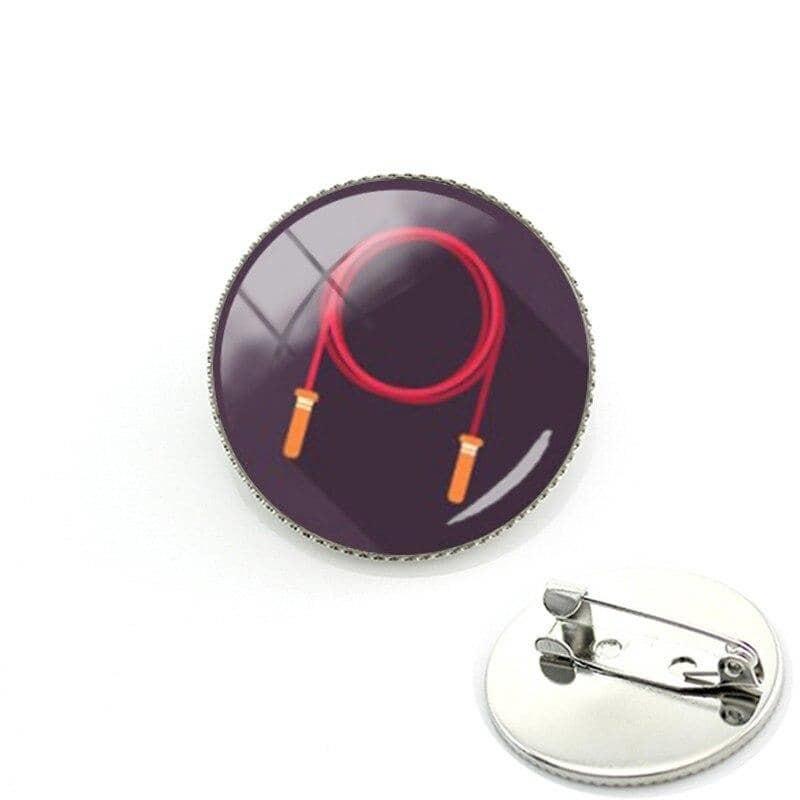 BADGE FITNESS - À ÉPINGLE RONDS