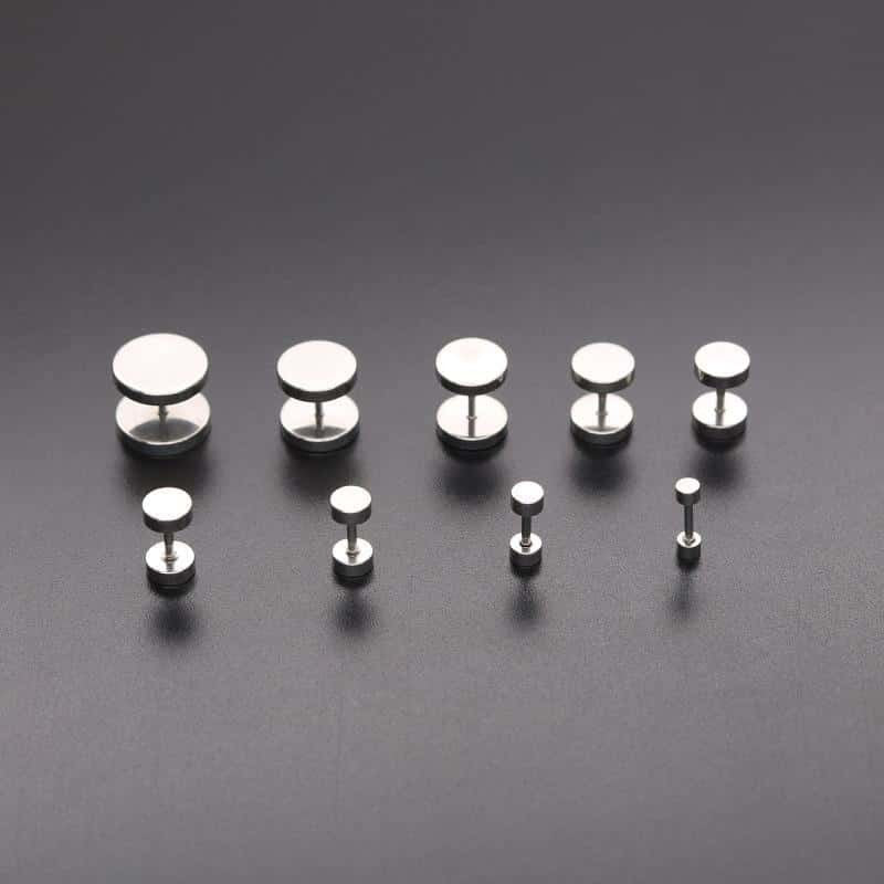 BOUCLE D’OREILLE FITNESS - FERMOIR À VIS 6 COULEURS
