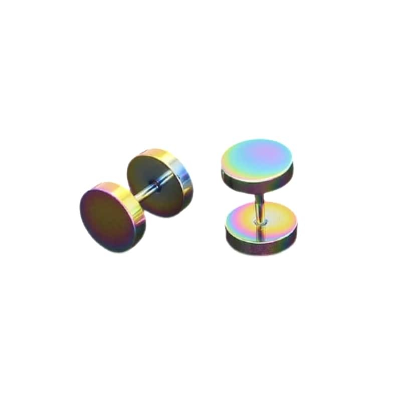 BOUCLE D’OREILLE FITNESS - FERMOIR À VIS 6 COULEURS