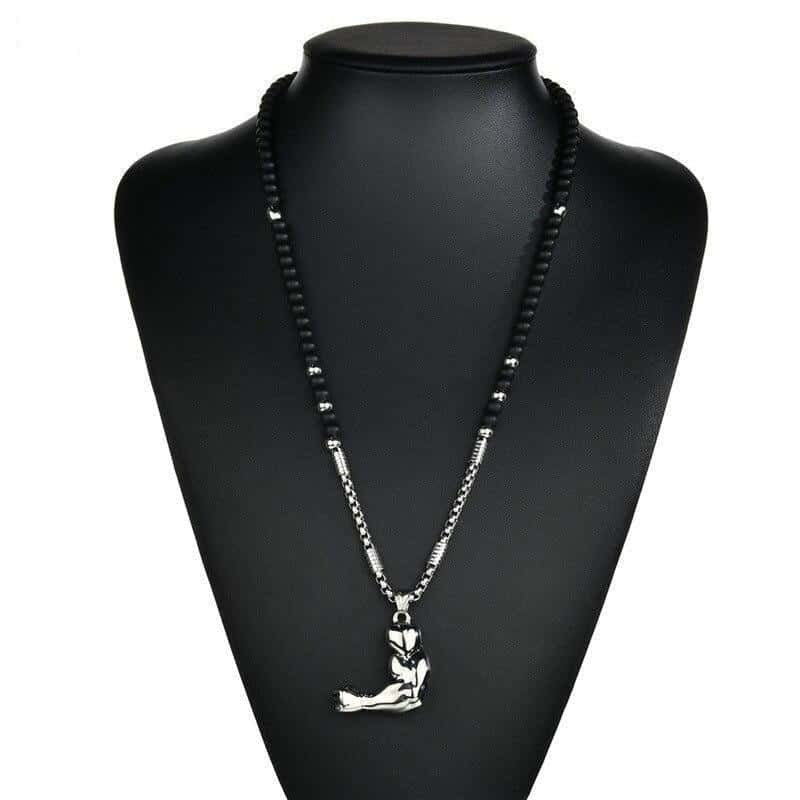 COLLIER FITNESS - BRAS MUCLÉ BICEPS CURL METAL