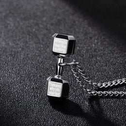 COLLIER FITNESS - DUMBBELL DISCRET INOXIDABLE