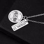 COLLIER FITNESS - HALTÈRE STYLE MILITAIRE ZINC - Vignette | LE BOX DU FITNESS®