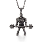 COLLIER FITNESS - MUSCLOR EN DÉVELOPPÉ MILITAIRE HALTÈRE - Vignette | LE BOX DU FITNESS®