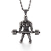 COLLIER FITNESS - MUSCLOR EN DÉVELOPPÉ MILITAIRE HALTÈRE