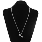 COLLIER FITNESS - PENDENTIF HALTÈRE - Vignette | LE BOX DU FITNESS®