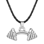 COLLIER FITNESS - POING HALTÈRE EN ACIER INOXIDABLE - Vignette | LE BOX DU FITNESS®