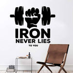 DECO MAISON - GRIP TRAINING "IRON NEVER LIES" - Vignette | LE BOX DU FITNESS®