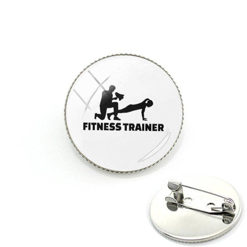 BADGE FITNESS - À ÉPINGLE RONDS