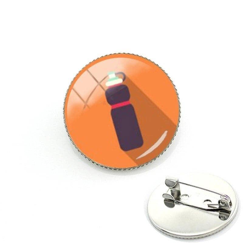 BADGE FITNESS - À ÉPINGLE RONDS