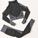 TENUE DE SPORT - ENSEMBLE FITNESS LEGGING TAILLE HAUTE - Vignette | LE BOX DU FITNESS®